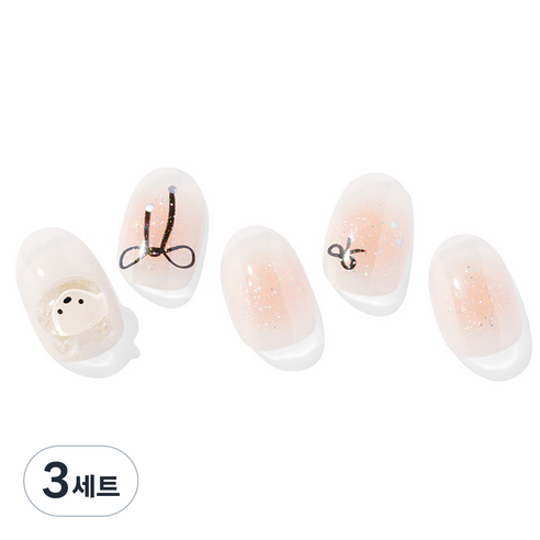 오호라 N 베어 업 네일 세트, 3세트
