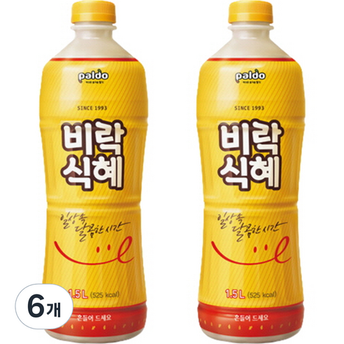 팔도 비락 식혜, 1.5L, 6개