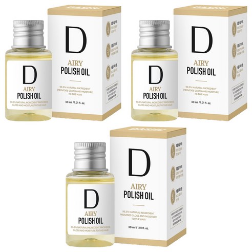 다슈 프로 에어리 폴리쉬 헤어오일, 30ml, 3개