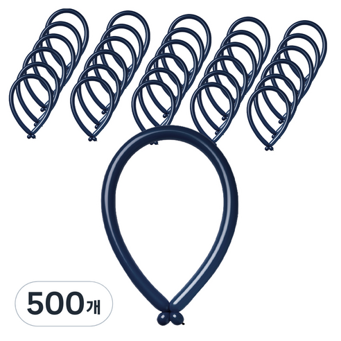 조이벌룬 260 풍선, 네이비블루, 500개