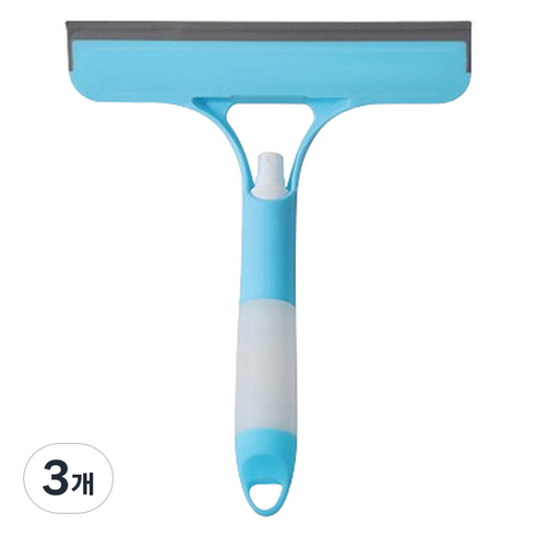 블럭마트 다용도 욕실 물기제거 스퀴지, 3개, 블루