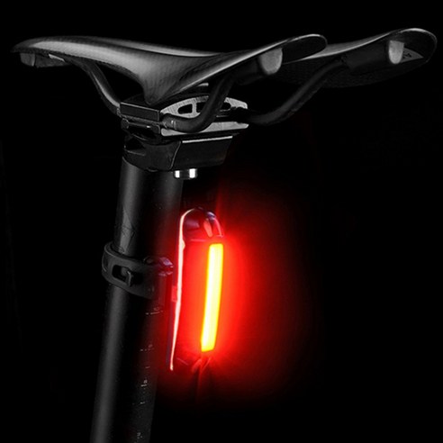 락브로스 3컬러 LED USB 충전식 자전거 후미등 WR01B