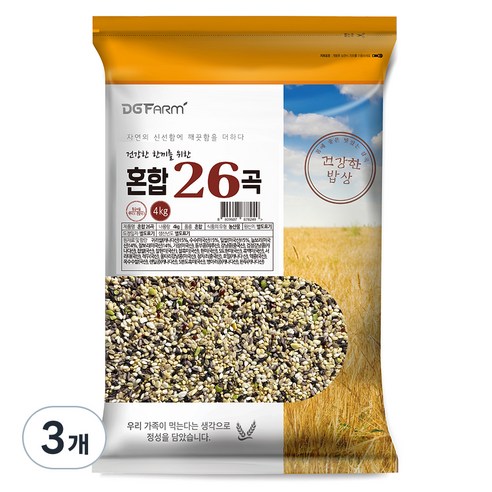 대구농산 혼합 26곡, 4kg, 3개