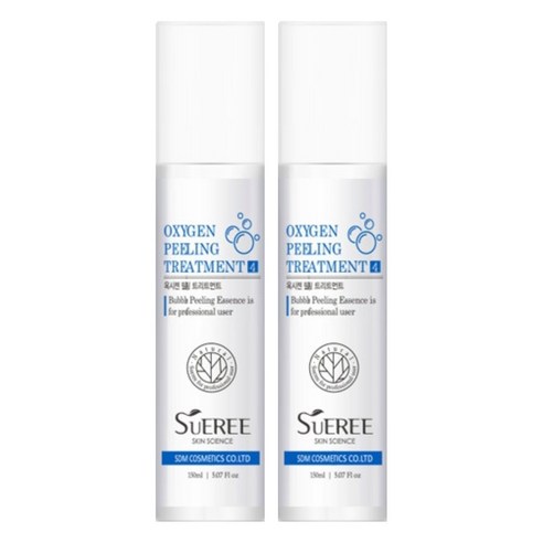 수에르 옥시젠 버블 트리트먼트 산소필링 버블팩 딥클렌징, 150ml, 2개