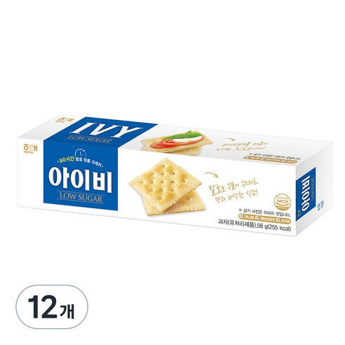 해태제과 아이비, 58g, 12개
