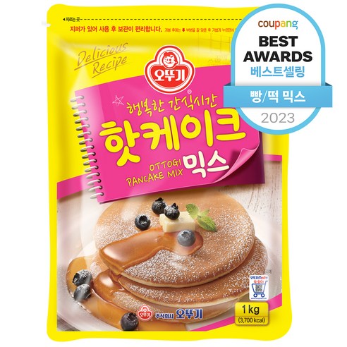 추천제품 오뚜기 핫케이크믹스 1kg, 1개 소개