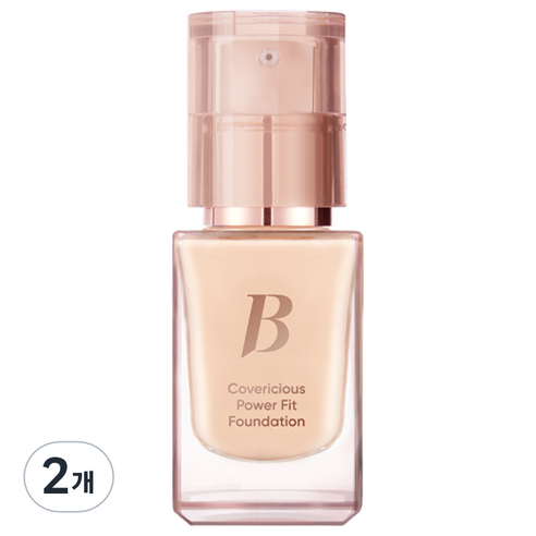 바닐라코 커버리셔스 파워 핏 파운데이션 올뉴 미니어처 14ml, 21 아이보리, 2개