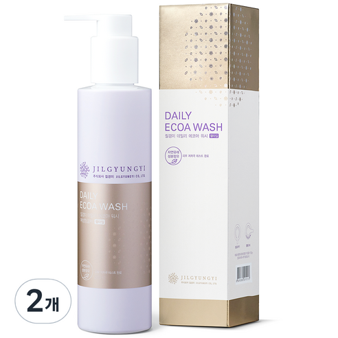 질경이 데일리 에코아워시 여성청결제 젤타입, 200ml, 2개