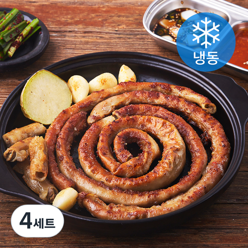 미식로 소곱창 200g + 소스 50g 세트 (냉동), 4세트