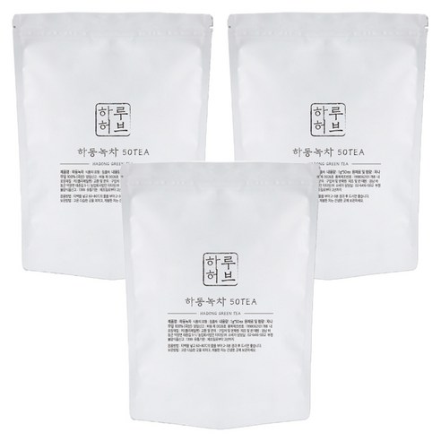 하루허브 하동녹차 대용량, 1g, 50개입, 3개