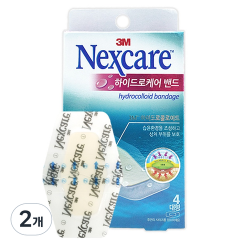 넥스케어 3M 하이드로케어 밴드, 2개