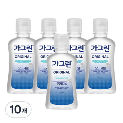   가그린 오리지널 구강청결제, 100ml, 10개