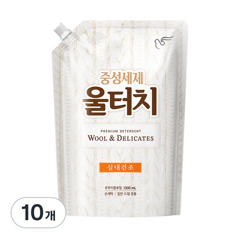 피죤 울터치 프리미엄, 1300ml, 10개