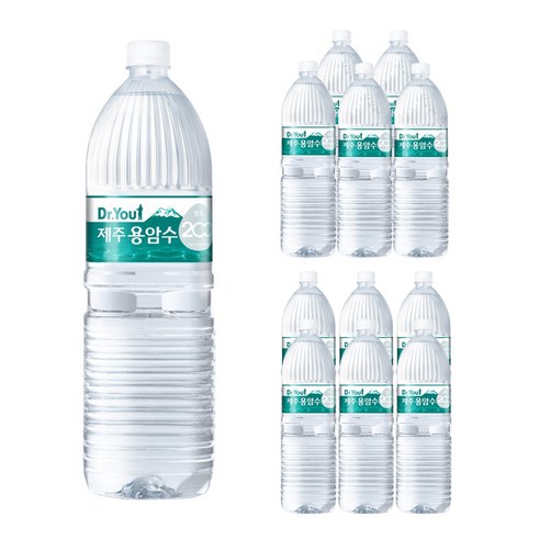 오리온 닥터유 제주용암수 음료, 2L, 12개