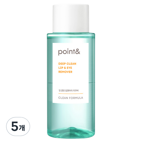 [비건뷰티] 포인트앤 딥클린 립 앤 아이 리무버, 300ml, 5개