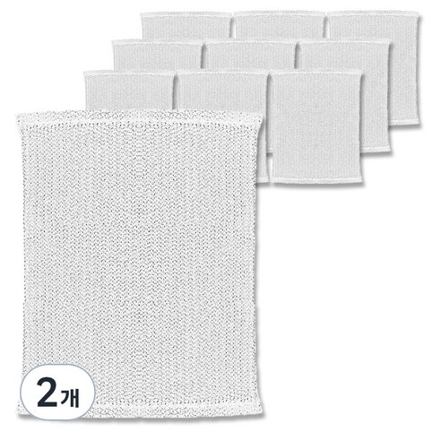 청소해결사 거품이 잘나는 은사수세미 대형, 2개, 10개입