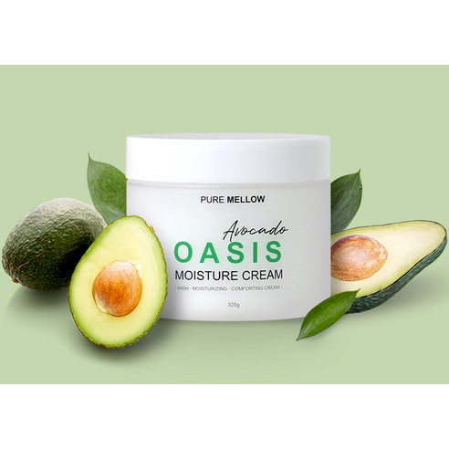 퓨어멜로우 아보카도 오아시스 수분크림: 메마른 피부에 촉촉한 오아시스를 선사하다