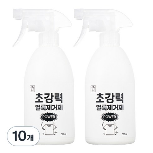 생활공식 초강력 파워 얼룩제거제, 500ml, 10개