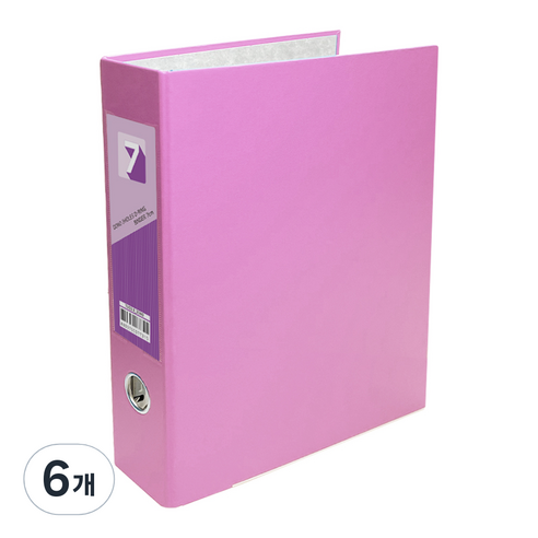 투코비 도노 D링 바인더 3공 A4 7cm, 보라, 6개