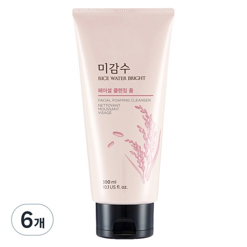 더페이스샵 미감수 브라이트 페이셜 클렌징 폼, 300ml, 6개