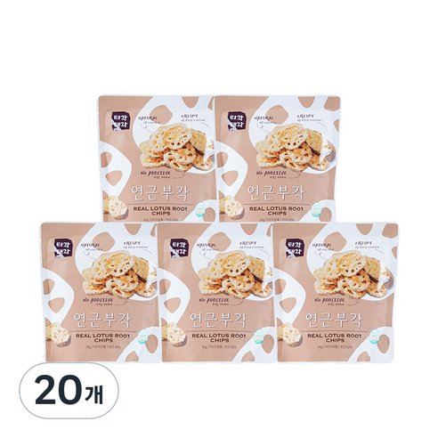 티각태각 연근부각, 30g, 20개