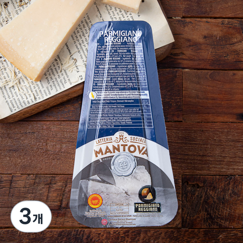 MANTOVA 파르미지아노 레지아노 치즈 22개월 숙성, 200g, 1개입, 3개