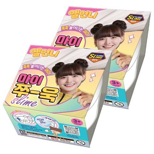 옐언니 보아스린 쁠루모 마이쭈 욱 슬라임, 2개, 화이트