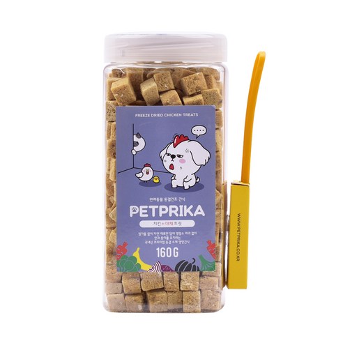 펫프리카 반려동물 동결건조간식, 치킨 + 야채트릿 혼합맛, 160g, 1개