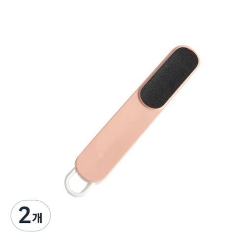 콩이네 발 각질 제거기 핑크, 2개, 1개입