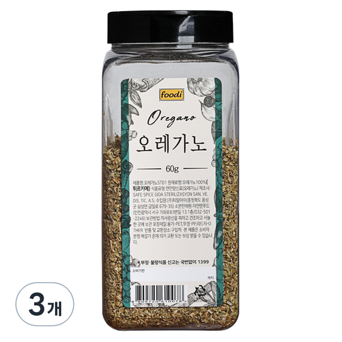 ADDCOOK 오레가노, 60g, 3개