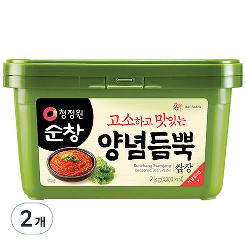 청정원 순창 양념듬뿍 쌈장, 2kg, 2개