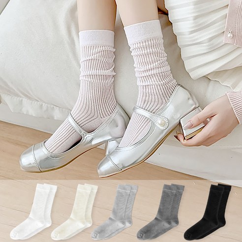 발끝까지 섬세하게, 하루 종일 쾌적함을 선사하는 마법의 양말 여름장목양말