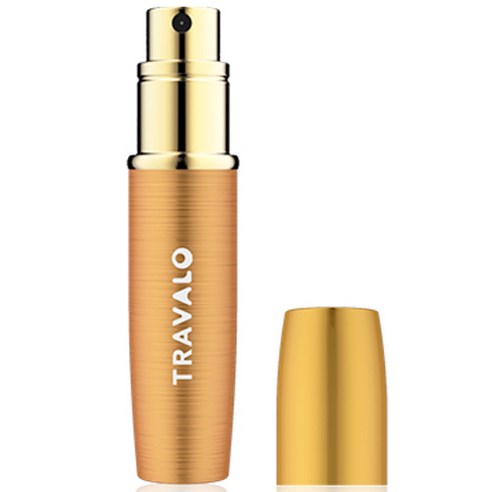 트라발로 럭스 펌핑식 충전 휴대용 향수공병 5ml, 골드, 1개