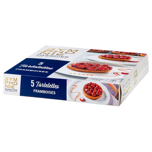  파스키에 라즈베리 타르트 5개입 (냉동), 550g, 1개 
