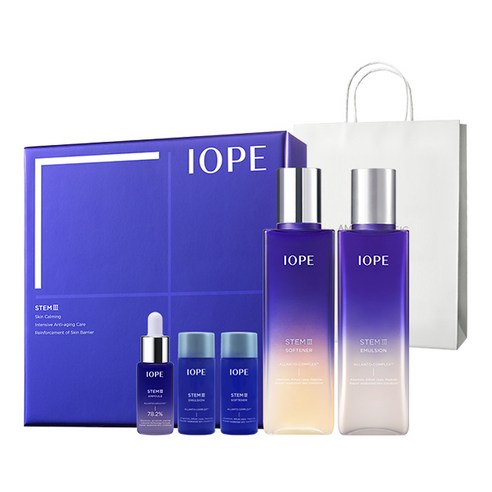 아이오페 스템 3 기초 2종 세트 + 쇼핑백, 1세트