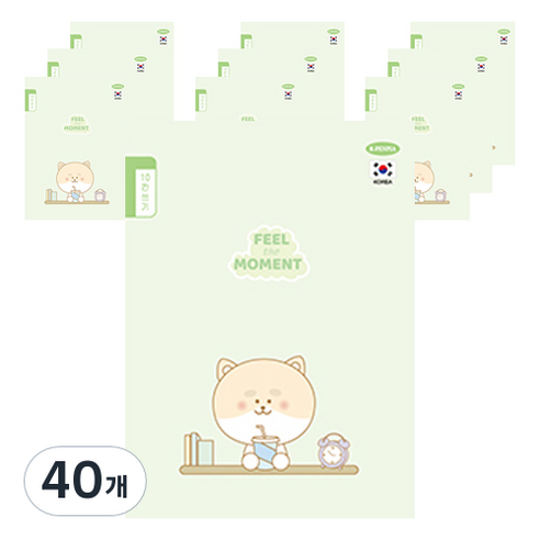 펜피아 1000 초등 10칸쓰기 제본노트, A그린, 40개