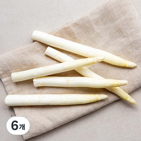 화이트 아스파라거스, 150g, 6개
