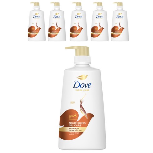 도브 너리싱오일케어 샴푸, 680ml, 6개