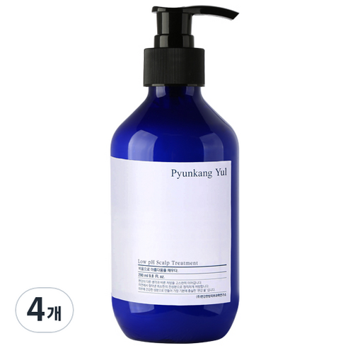편강율 약산성 두피 트리트먼트, 4개, 290ml