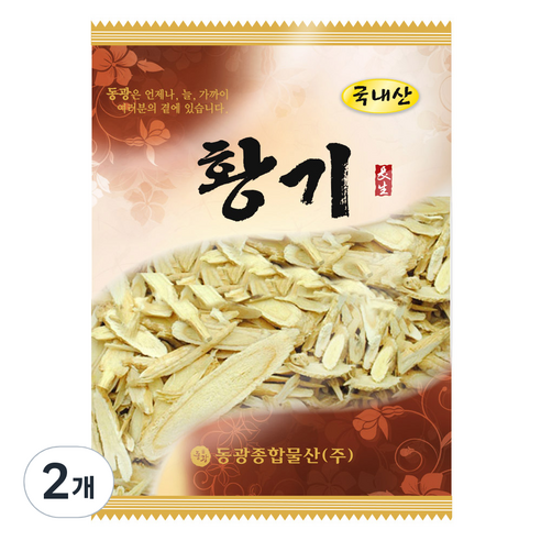동광종합물산 제천 황기, 100g, 2개