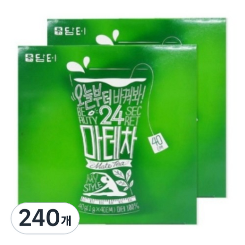 담터 마테차, 1g, 240개