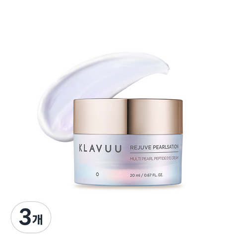 클라뷰 레쥬브 펄세이션 멀티 펄 펩타이드 아이크림, 20ml, 3개