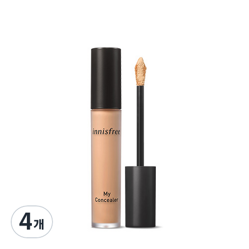 이니스프리 마이 컨실러 다크서클 커버 7g, 피치 베이지, 4개