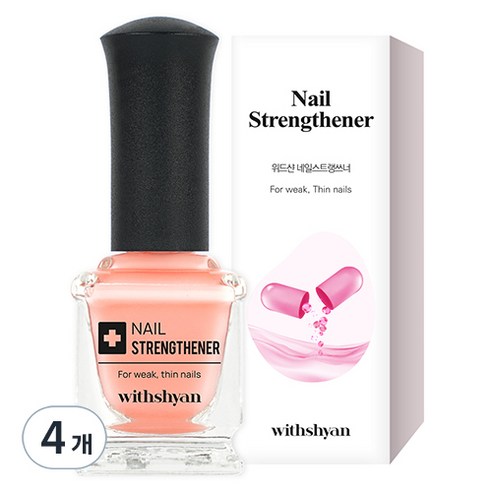 위드샨 네일 스트랭쓰너 손톱강화제, 15ml, 4개