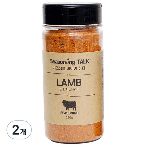 시즈닝톡 양꼬치 시즈닝 쯔란, 280g, 2개