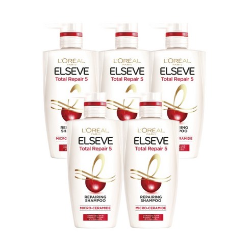 로레알파리 토탈 리페어5 샴푸, 410ml, 6개