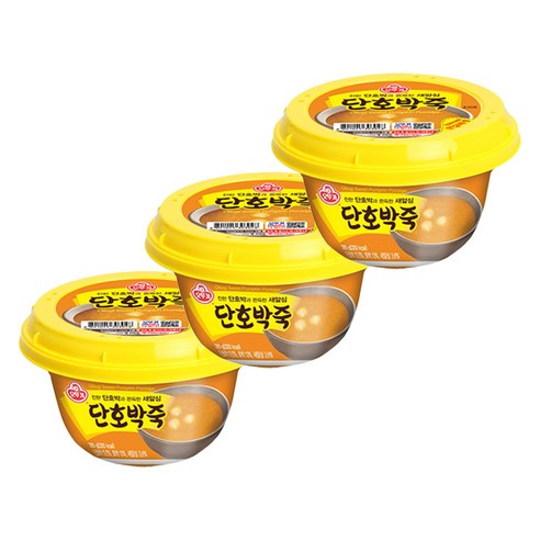 오뚜기 단호박죽 상온, 285g, 3개