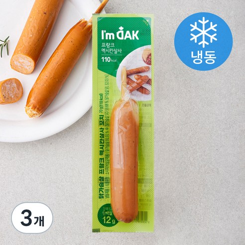 아임닭 닭가슴살 프랑크 멕시칸살사 꼬치 (냉동), 70g, 3개