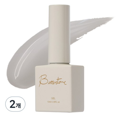 아이빛 베러톤 말랑말랑 스윗코코 젤네일 컬러젤, 오프화이트, 10ml, 2개