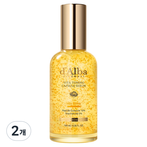 달바 나이아신아마이드 5퍼센트 비타 토닝 캡슐 세럼, 100ml, 2개